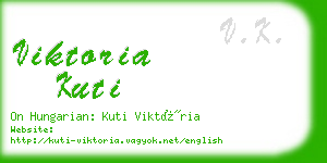 viktoria kuti business card